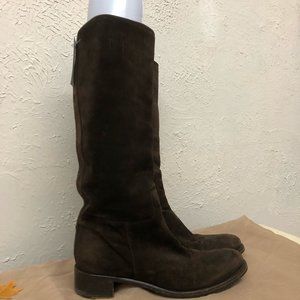 Prada Brown Suede Boots